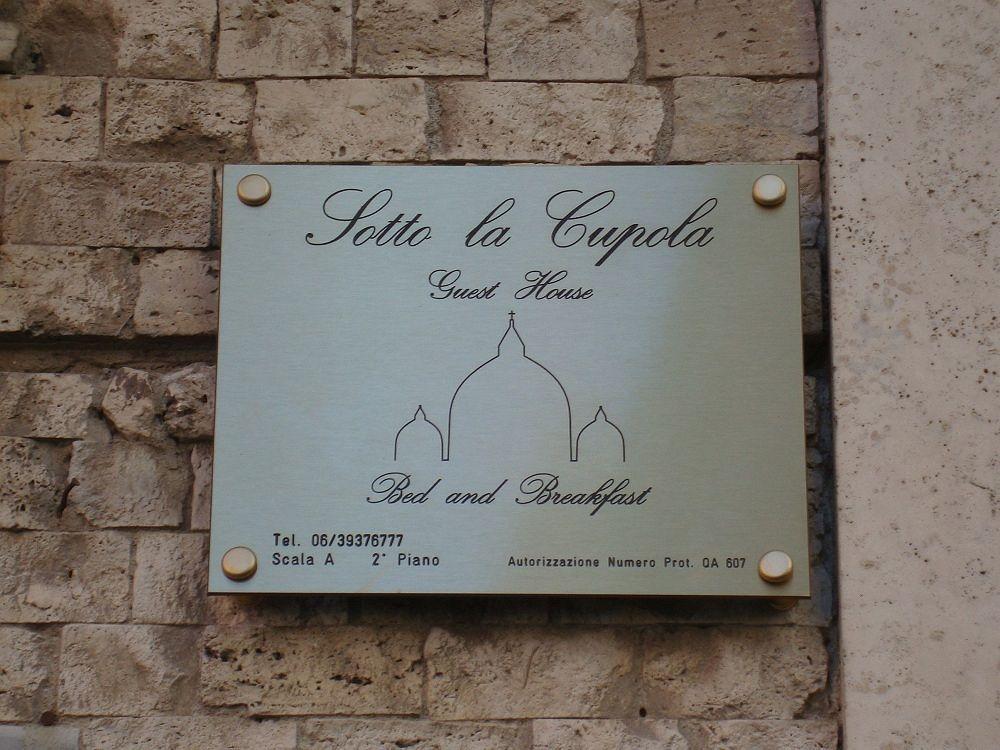 Sotto La Cupola Panzió Róma Kültér fotó